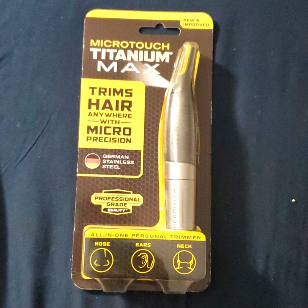 : Microtouch Titanium Max all in one  Personal Hair Trimmer nose ear neck
